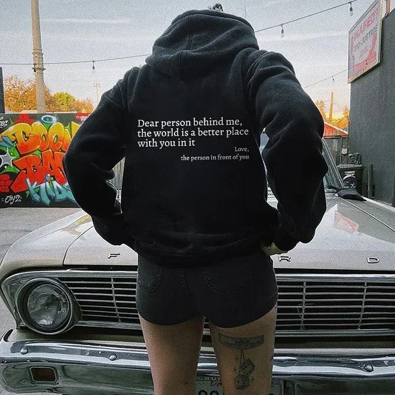 Dear Person Sweatshirt - Belloro Care