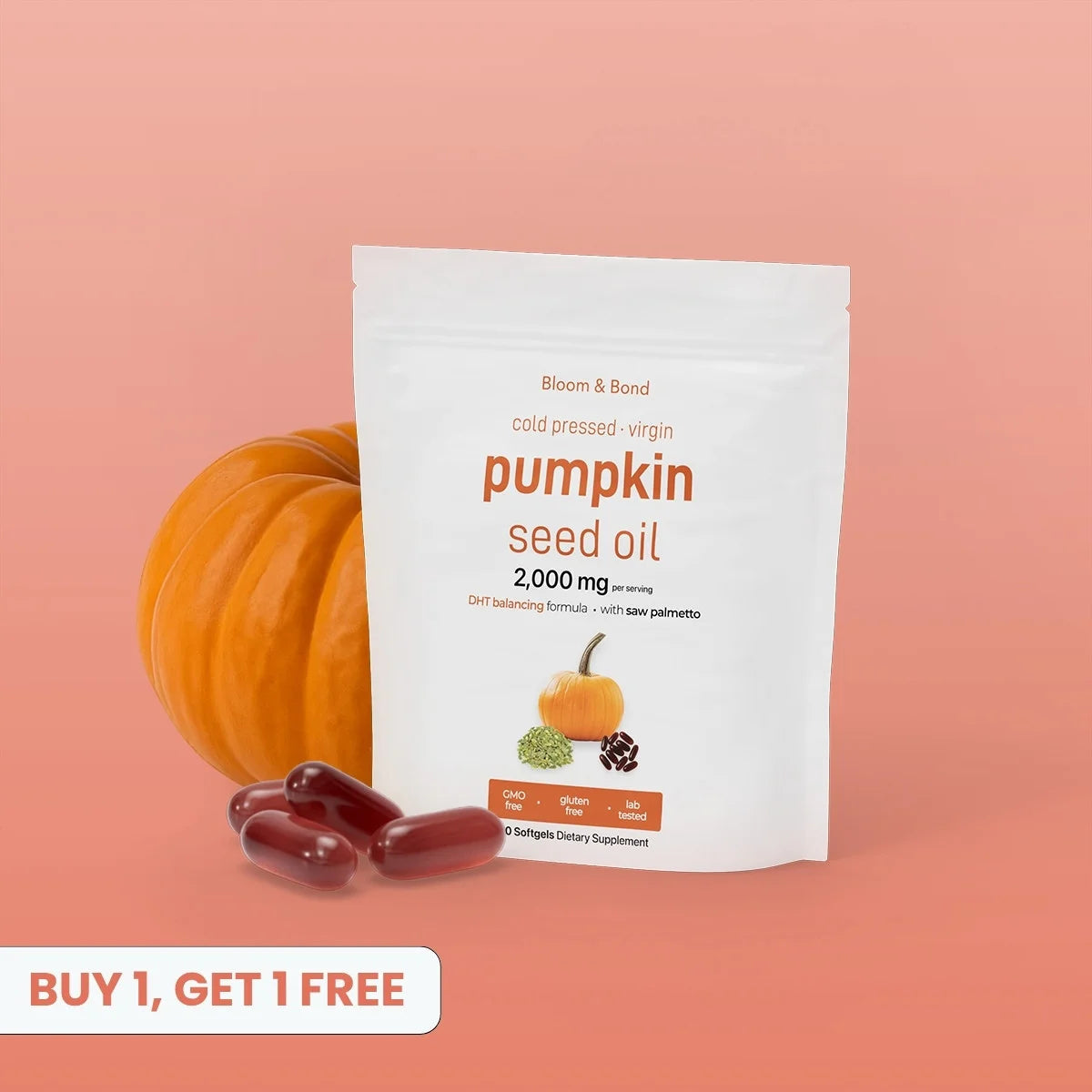 Pompoenzaadolie Haargroei Capsules