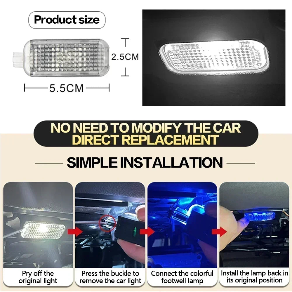 Kleurrijke Auto LED Lichten