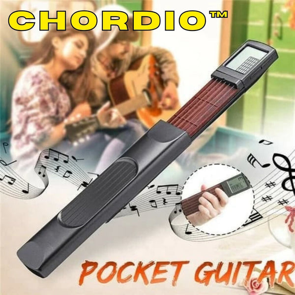 Chordio Slim Compact Draagbare Pocket Gitaartrainer