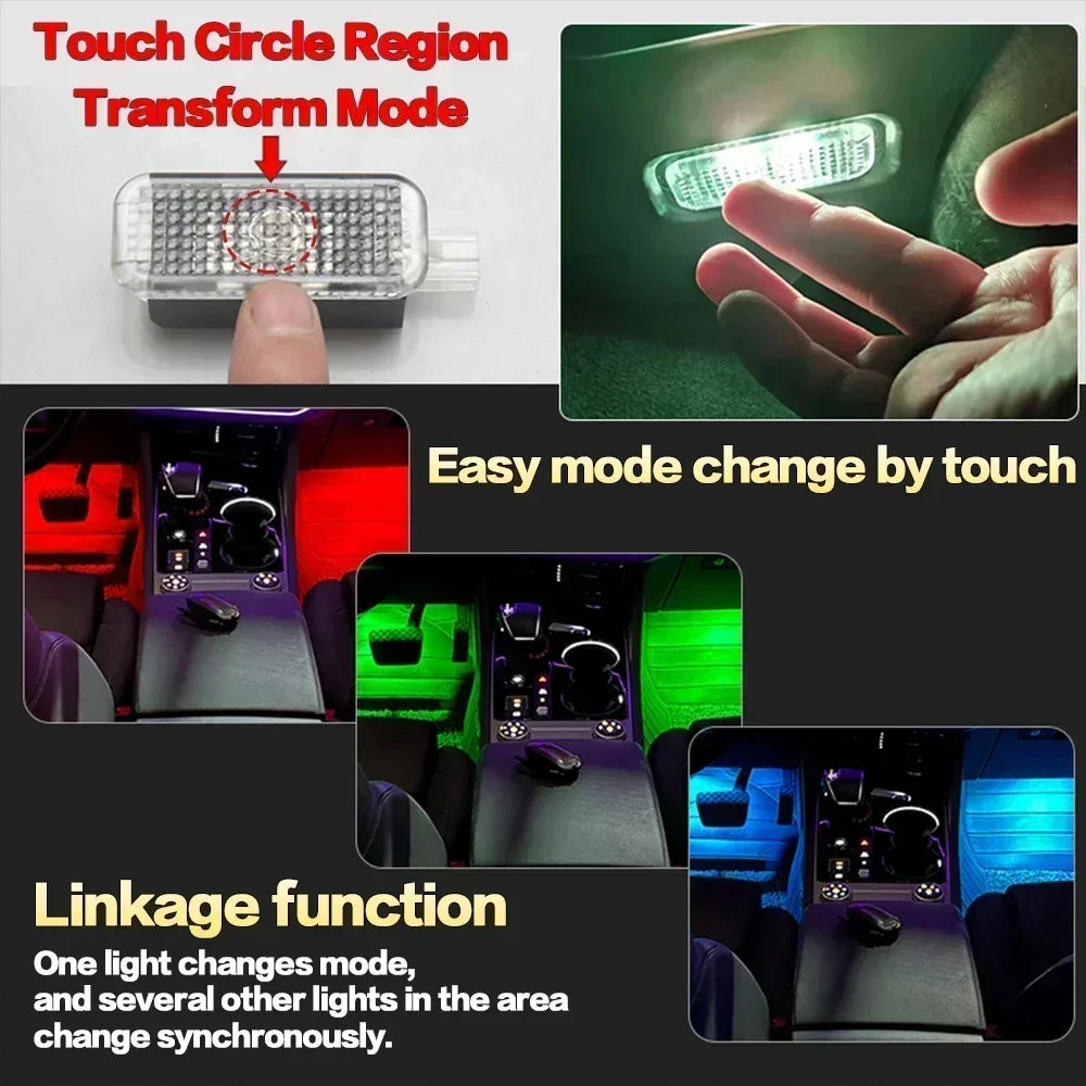 Kleurrijke Auto LED Lichten