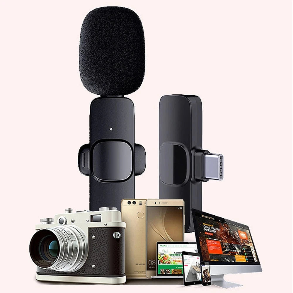 Draadloze Clip-on Microfoon