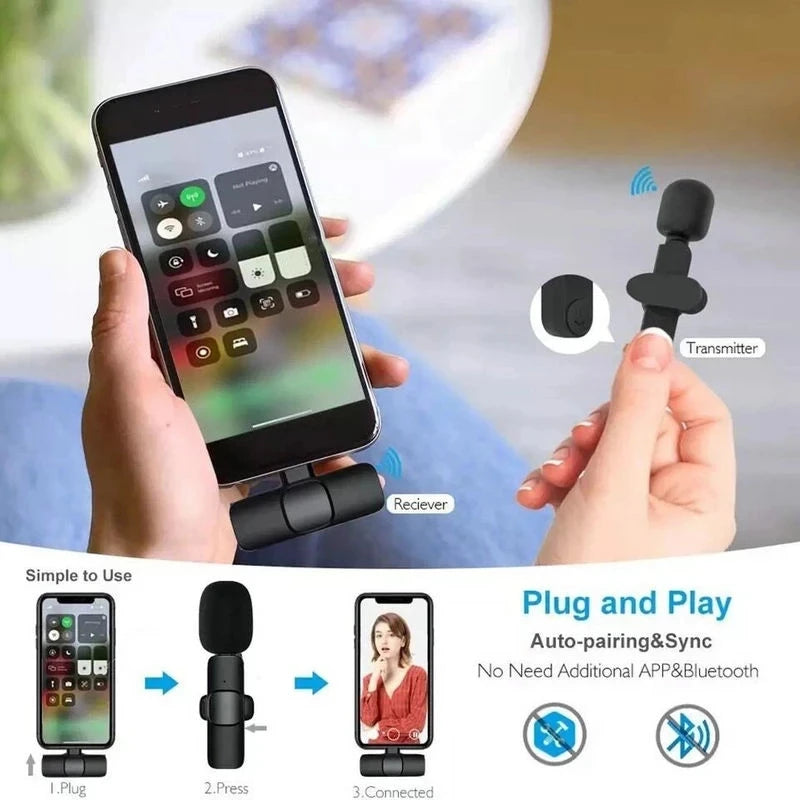 Draadloze Clip-on Microfoon