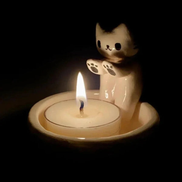 KittyCandle Kat Kandelhouder Sfeerdecor