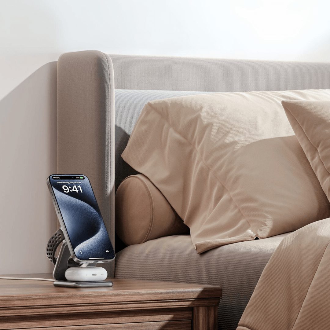 MagCharge™ – 3 - in - 1 Draadloos Oplaadstation voor Apple - Belloro Care