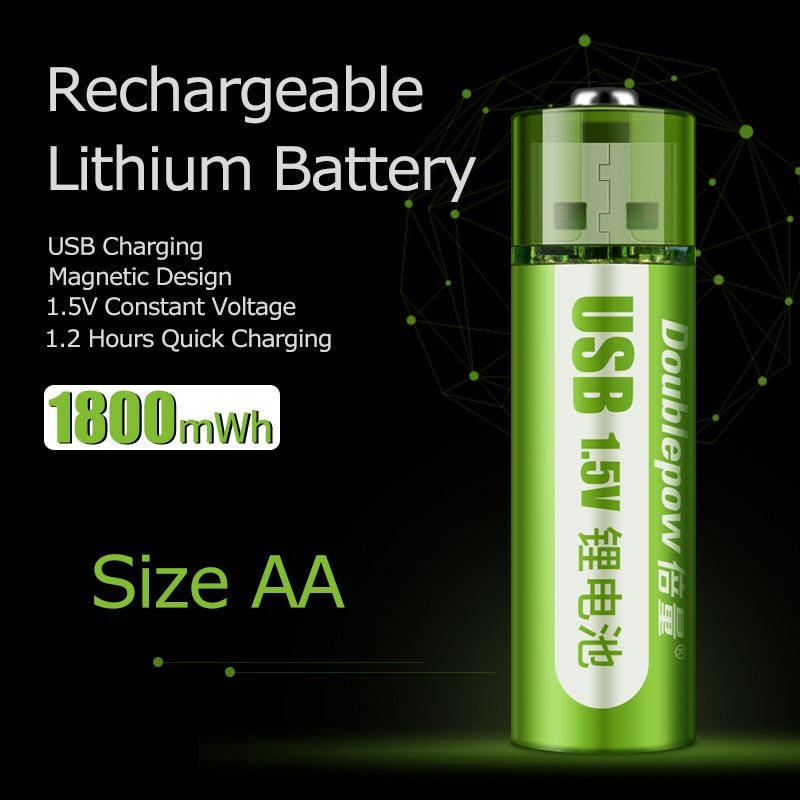 USB Oplaadbare Batterijen Set - Belloro Care